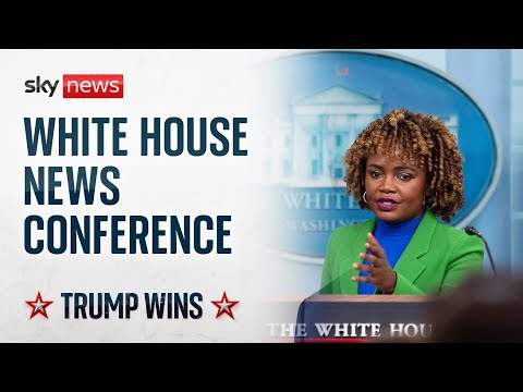 Watch live: White House news conference after Trump victory in US election