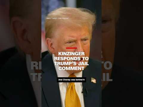 Kinzinger responds to Trump’s jail comment