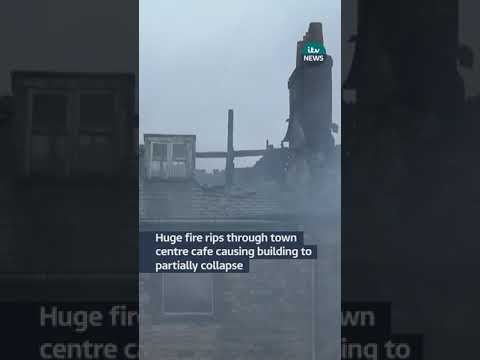 A major fire has ripped through a cafe in Dorchester in the early hours of this morning  #itvnews