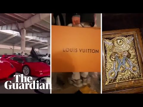 Cars, art and Louis Vuitton: what people found at Assad’s presidential palace