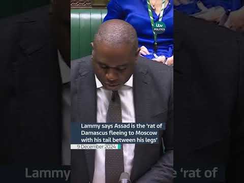 Lammy says Assad is the ‘rat of Damascus fleeing to Moscow with his tail between his legs’| ITV News