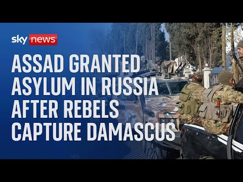 Syria latest: Russia ‘surprised’ at overthrowing of Assad regime – as rebel flag flies above embassy