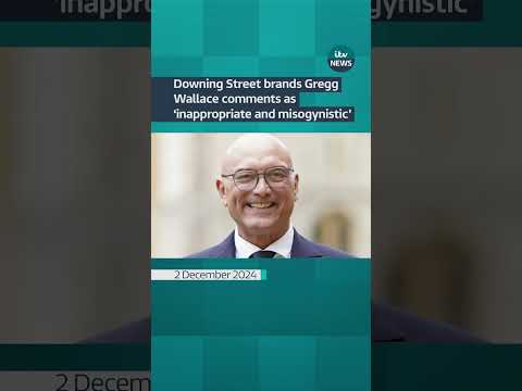 Gregg Wallace apologises as Downing Street brands his comments ‘inappropriate’ #itvnews