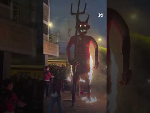 Burning devils is a tradition during the holiday season in Guatemala | DW Shorts