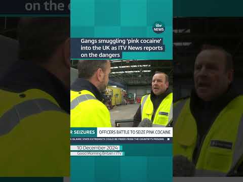 Gangs smuggling ‘pink cocaine’ into the UK as ITV News reports on the dangers #itvnews | ITV News