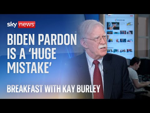 John Bolton says Hunter Biden pardon is a ‘huge mistake’