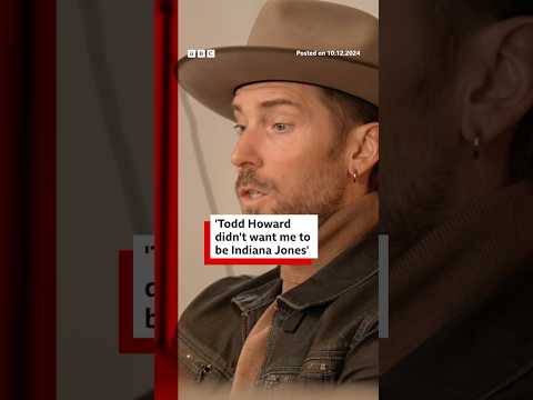 Troy Baker says Todd Howard didn’t want him to be Indiana Jones. #IndianaJones #GreatCircle #BBCNews