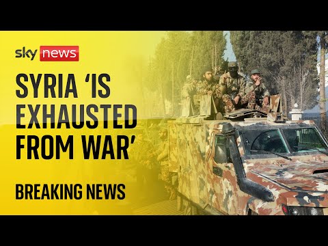 The world does not need to fear Syria, rebel leader tells Sky News