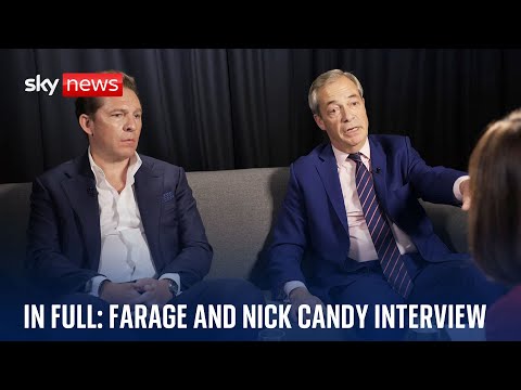 No conversations with Elon Musk ‘at this stage’ about a donation, Farage tells Sky News