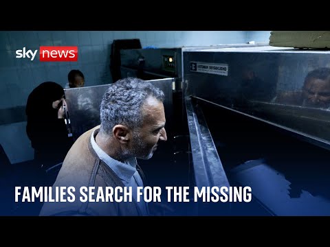 Desperate families search body bags for loved ones in Syria’s morgues