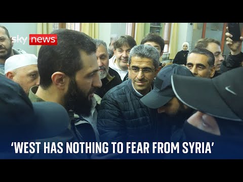 ‘West has nothing to fear from Syria’, rebel leader whose group ousted Assad tells Sky News
