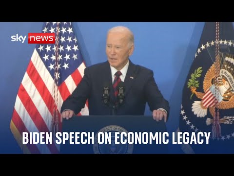 US President Joe Biden delivers speech on economic legacy – Watch live