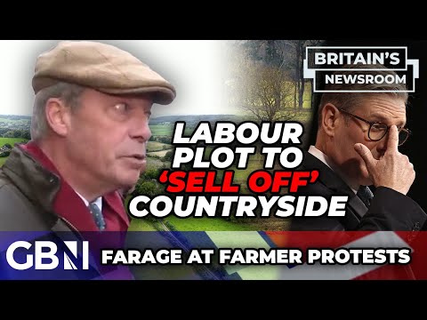Nigel Farage BACKS farmers at MASS protest against PLOT to ‘SELL OFF’ countryside to GLOBALISTS