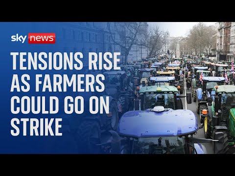 NFU chief says he ‘cannot rule out’ food shortages if farmers go on strike