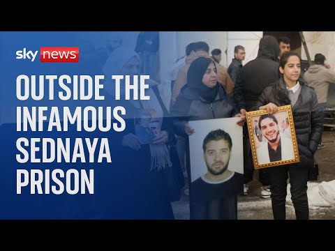 Syria: Sky News talks to a family of a dead Sednaya prisoner