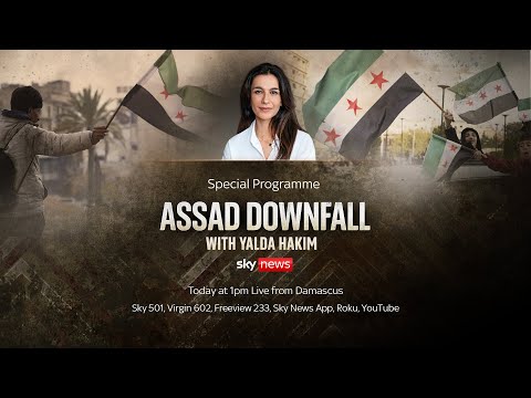 Watch Sky News’ special programme on Syria with Yalda Hakim