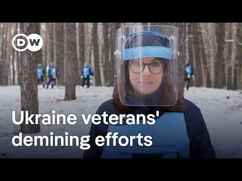 What is the scale of landmine contamination in Ukraine? | DW News