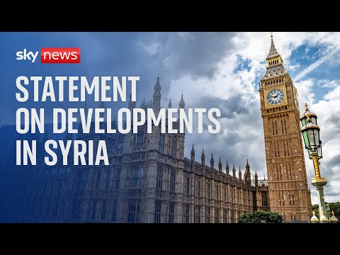 Watch live: Statement on developments in Syria in the Commons