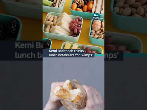 In an interview Kemi Badenoch revealed she’s not a fan of lunch breaks and sandwiches #itvnews