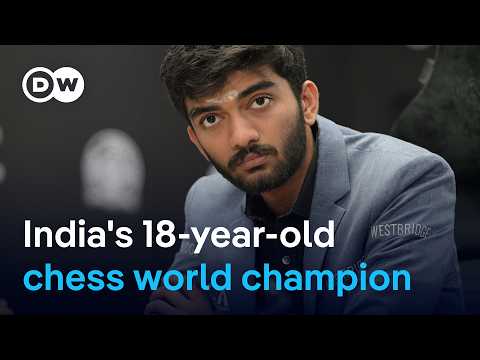 India’s Gukesh Dommaraju becomes youngest ever chess world champion | DW News