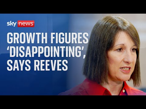 Chancellor ‘disappointed’ with UK economic growth