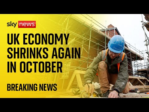 UK economy declined during October
