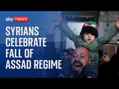 Watch live: Syrians take to the streets after rebels call for celebrations