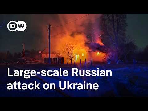 Russia launches nearly 300 missiles and drones in attack on Ukraine energy infrastructure | DW News
