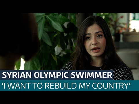 ‘I want to rebuild my country’: Syrian refugee who became Olympic swimmer | ITV News