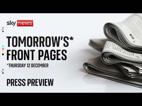 Sky News Press Preview | 13 December 2024