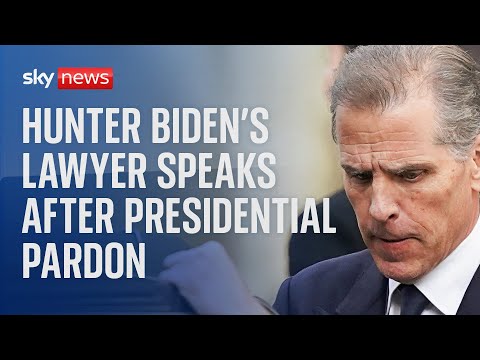 Watch live: Hunter Biden’s lawyer speaks to the press after his presidential pardon