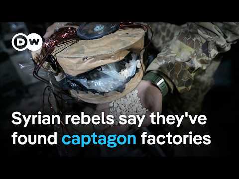Syrian rebels say they’ve found proof of Assad’s drug manufacturing trade | DW News