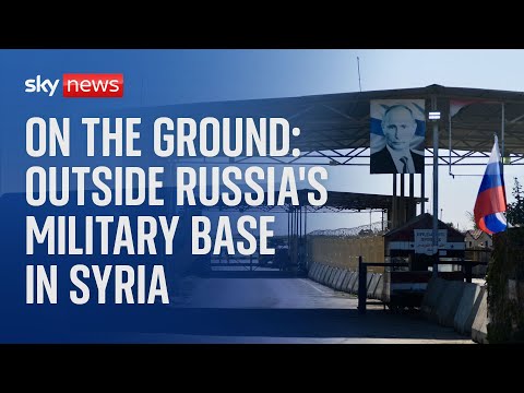 Sky News reports from one of Russia’s military bases in Syria
