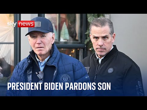 President Biden issues pardon for son Hunter, claiming he was ‘unfairly prosecuted’
