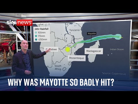 Cyclone Chido: Why was the French island of Mayotte so badly hit?