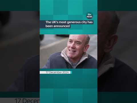 Liverpool announced a UK’s most generous city #itvnews  #shorts