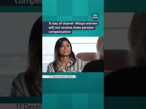 ‘A day of shame’: Waspi women will not receive state pension compensation #itvnews #shorts