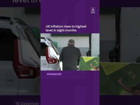 UK inflation rises to highest level in eight months
