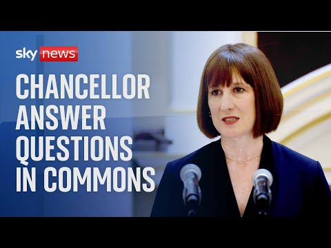 Watch live: Chancellor Rachel Reeves and Treasury ministers answer questions in House of Commons