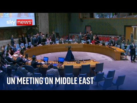 UN Security Council meet to discuss the Middle East
