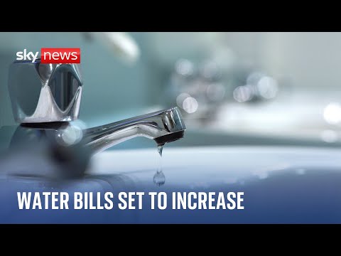 Water bills to increase by 36% over next five years, Ofwat announces