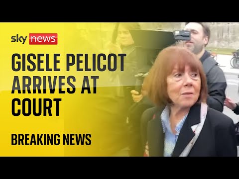 Gisele Pelicot arrives in court ahead of mass rape trial