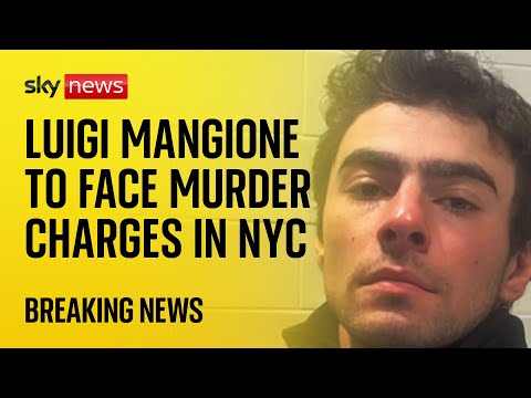 Luigi Mangione to face murder charges in New York