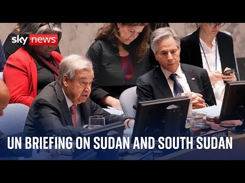 UN Secretary-General holds briefing on Sudan and South Sudan