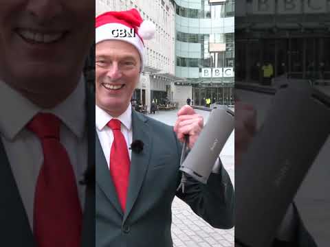 GB News blare UK number one song outside BBC – because THEY REFUSE TO PLAY IT