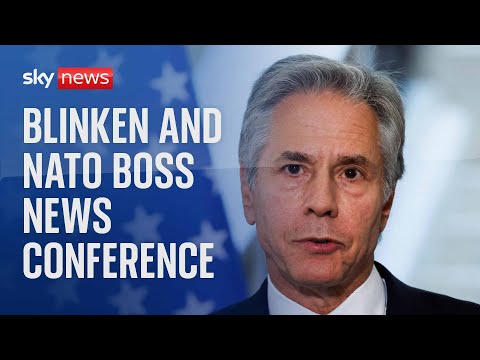 New NATO boss and US Secretary of State hold news conference