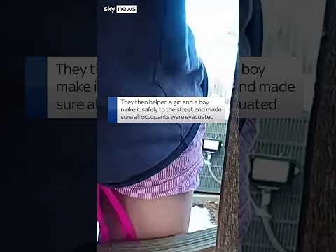 Colorado deputies rescue children from burning home