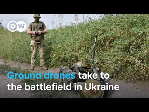 How Ukraine tries to change the battlefield with ground drones | DW News