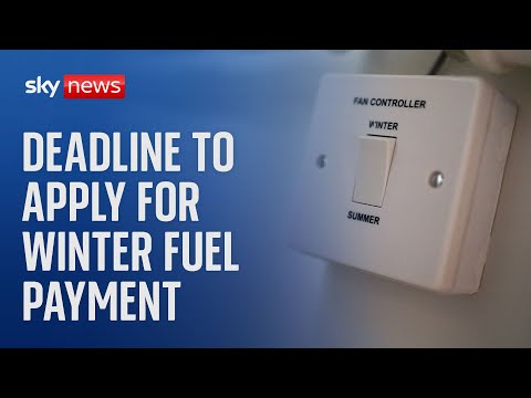 Last day for pensioners to qualify for winter fuel payment