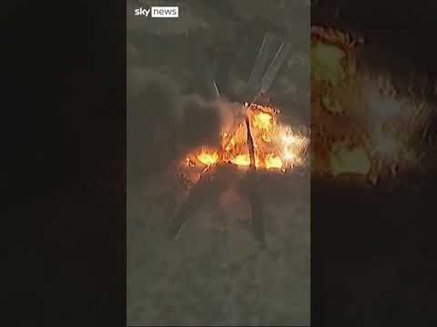 No one hurt in military helicopter crash in California